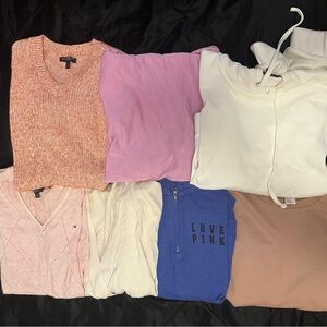 Assorted Sweater and Hoodie Collection 7 sweaters